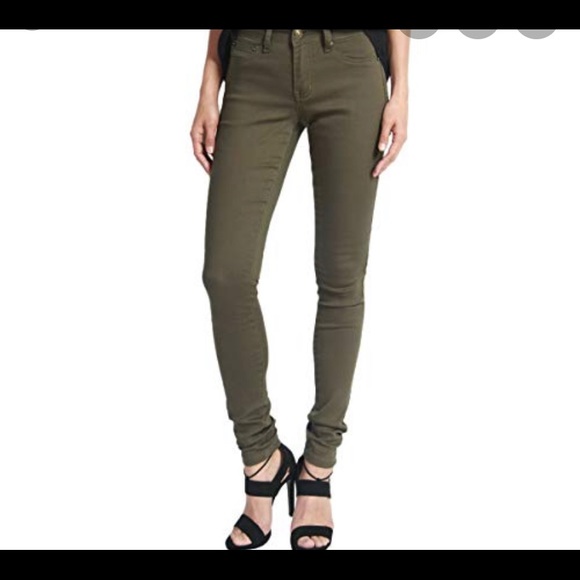 Hudson Jeans Denim - Great condition “olive” Collin flap skinny